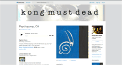 Desktop Screenshot of kongmustdead.bandcamp.com