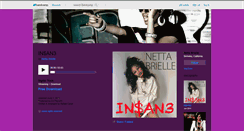 Desktop Screenshot of nettabrielle.bandcamp.com