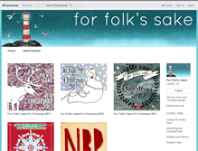 Tablet Screenshot of forfolkssake.bandcamp.com