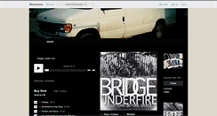 Desktop Screenshot of bridgeunderfire.bandcamp.com