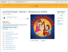 Tablet Screenshot of lesfinsfinauds.bandcamp.com