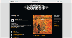 Desktop Screenshot of aarongordon.bandcamp.com
