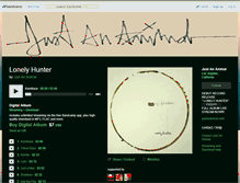 Tablet Screenshot of justananimal.bandcamp.com
