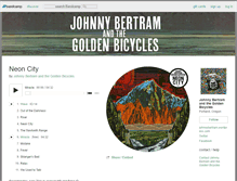 Tablet Screenshot of johnnybertram.bandcamp.com