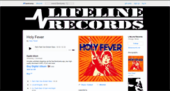Desktop Screenshot of lifelinerecords.bandcamp.com