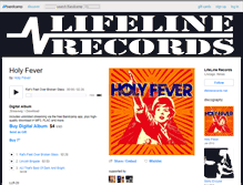 Tablet Screenshot of lifelinerecords.bandcamp.com