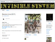 Tablet Screenshot of invisiblesystem.bandcamp.com