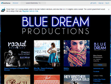 Tablet Screenshot of bluedream.bandcamp.com