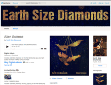 Tablet Screenshot of earthsizediamonds.bandcamp.com