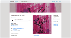Desktop Screenshot of neanderthal1994.bandcamp.com
