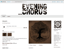 Tablet Screenshot of eveningchorus.bandcamp.com