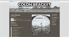 Desktop Screenshot of colonbracket.bandcamp.com
