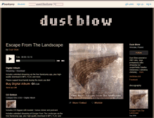 Tablet Screenshot of dustblow.bandcamp.com