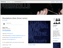 Tablet Screenshot of freshkills.bandcamp.com