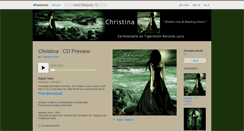 Desktop Screenshot of christinabooth.bandcamp.com