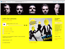 Tablet Screenshot of electriclemons.bandcamp.com