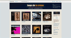 Desktop Screenshot of loopsdelacreme.bandcamp.com