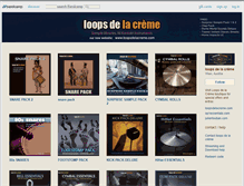 Tablet Screenshot of loopsdelacreme.bandcamp.com