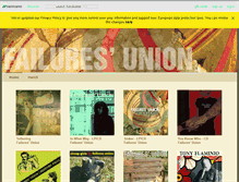 Tablet Screenshot of failuresunion.bandcamp.com