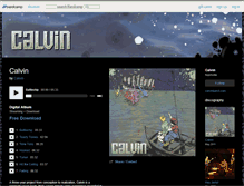 Tablet Screenshot of calvin.bandcamp.com