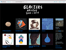 Tablet Screenshot of glaciers.bandcamp.com