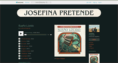 Desktop Screenshot of josefina-pretende.bandcamp.com