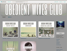 Tablet Screenshot of obedientwivesclub.bandcamp.com