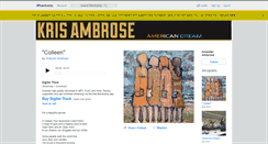 Desktop Screenshot of krisambrose.bandcamp.com