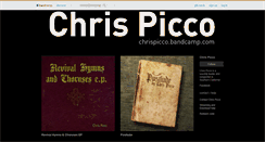 Desktop Screenshot of chrispicco.bandcamp.com