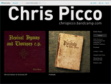 Tablet Screenshot of chrispicco.bandcamp.com