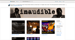 Desktop Screenshot of inaudible.bandcamp.com