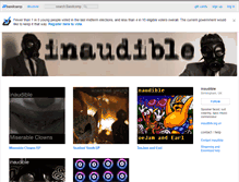 Tablet Screenshot of inaudible.bandcamp.com