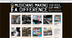 Desktop Screenshot of musiciansmakingadifference.bandcamp.com